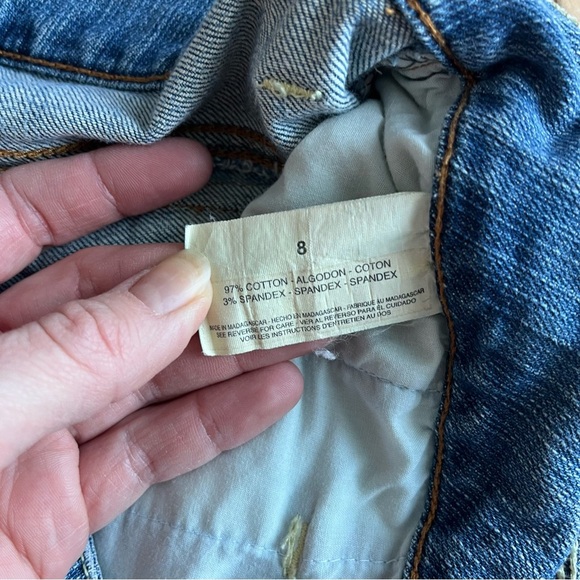 Gloria Vanderbilt straight flare light wash 8 classic jeans Y2K - Picture 5 of 10